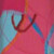 Concentric Circles on Magenta Mezuzah