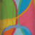 Concentric Circles on Orange Mezuzah