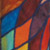Shalom Rainbow on Brown Mezuzah